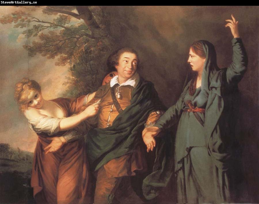 REYNOLDS, Sir Joshua Garrick Between tragedy and comedy